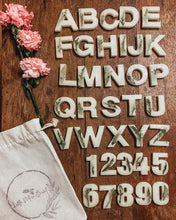 Load image into Gallery viewer, Organic Beeswax Letters and Numbers
