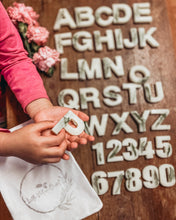 Load image into Gallery viewer, Organic Beeswax Letters and Numbers

